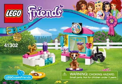 Bauanleitungen LEGO - Friends - 41302 - Welpensalon: Page 1