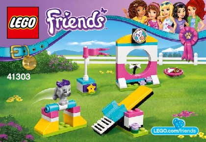 Bauanleitungen LEGO - Friends - 41303 - Welpenspielplatz: Page 1