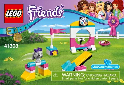 Bauanleitungen LEGO - Friends - 41303 - Welpenspielplatz: Page 1