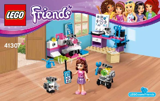 Bauanleitungen LEGO - Friends - 41307 - Olivias Erfinderlabor: Page 1