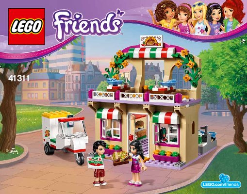 Bauanleitungen LEGO - Friends - 41311 - Heartlake Pizzeria: Page 1