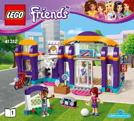 Bauanleitungen LEGO - Friends - 41312 - Heartlake Sportzentrum: Page 1