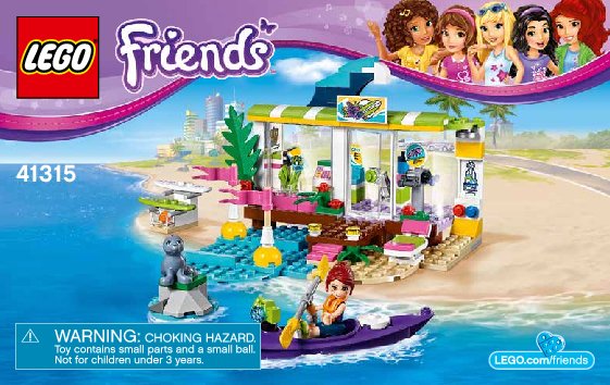 Bauanleitungen LEGO - Friends - 41315 - Heartlake Surfladen: Page 1