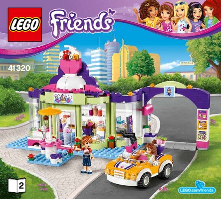 Bauanleitungen LEGO - Friends - 41320 - Heartlake Joghurteisdiele: Page 1