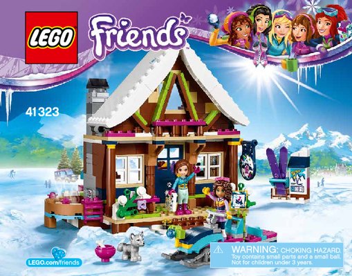 Bauanleitungen LEGO - Friends - 41323 - Chalet im Wintersportort: Page 1