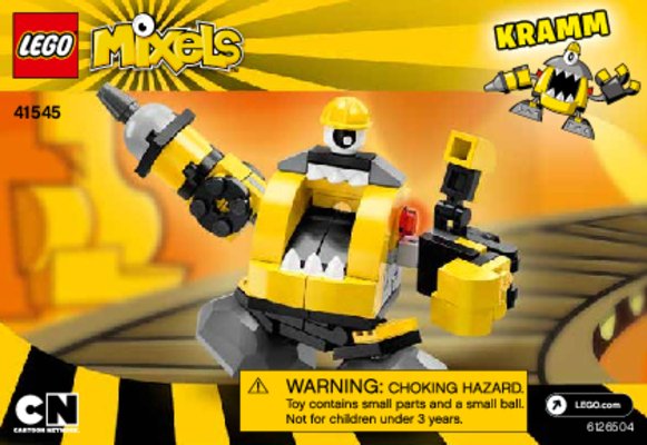 Bauanleitungen LEGO - Mixels - 41545 - Kramm: Page 1