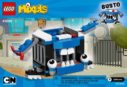 Bauanleitungen LEGO - Mixels - 41555 - Busto: Page 1