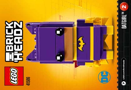 Bauanleitungen LEGO - BrickHeadz - 41586 - Batgirl™: Page 1