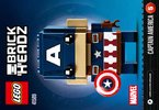 Bauanleitungen LEGO - BrickHeadz - 41589 - Captain America: Page 1