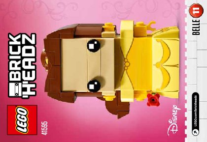 Bauanleitungen LEGO - BrickHeadz - 41595 - Belle: Page 1