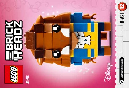 Bauanleitungen LEGO - BrickHeadz - 41596 - Beast: Page 1