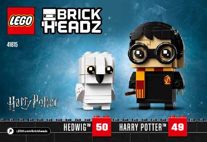 Bauanleitungen LEGO - 41615 - Harry Potter™ & Hedwig™: Page 1