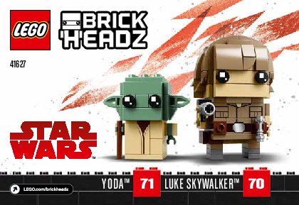 Bauanleitungen LEGO - 41627 - Luke Skywalker™ & Yoda™: Page 1