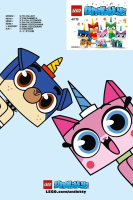 Bauanleitungen LEGO - 41775 - Unikitty™! Collectibles Series 1: Page 1