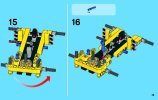 Bauanleitungen LEGO - Technic - 42004 - Mini-Baggerlader: Page 15