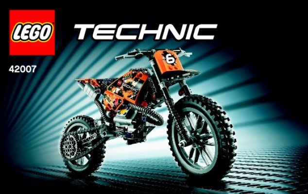 Bauanleitungen LEGO - Technic - 42007 - Motocross Bike: Page 1