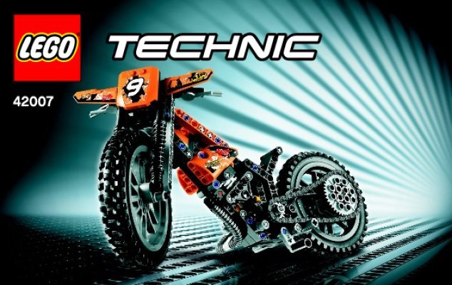 Bauanleitungen LEGO - Technic - 42007 - Motocross Bike: Page 1