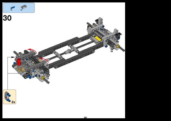 Bauanleitungen LEGO - Technic - 42009 - Mobiler Schwerlastkran: Page 1