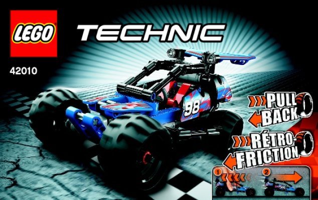 Bauanleitungen LEGO - Technic - 42010 - Action Race-Buggy: Page 1