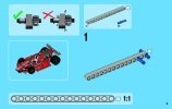 Bauanleitungen LEGO - Technic - 42011 - Action Rennwagen: Page 3