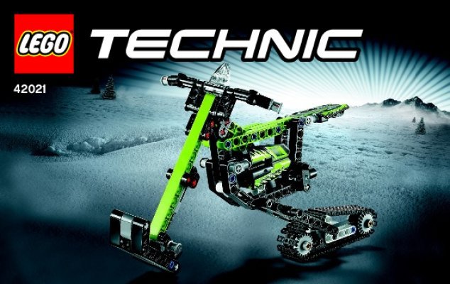 Bauanleitungen LEGO - Technic - 42021 - Schneemobil: Page 1