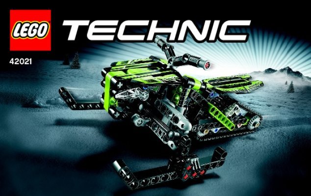 Bauanleitungen LEGO - Technic - 42021 - Schneemobil: Page 1