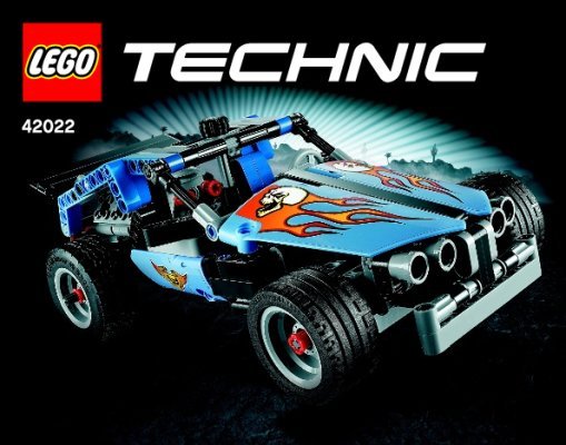 Bauanleitungen LEGO - Technic - 42022 - Hot Rod: Page 1