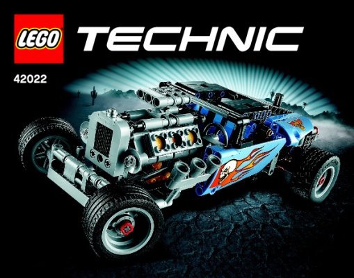 Bauanleitungen LEGO - Technic - 42022 - Hot Rod: Page 1