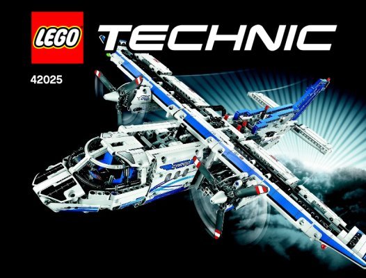 Bauanleitungen LEGO - Technic - 42025 - Frachtflugzeug: Page 1