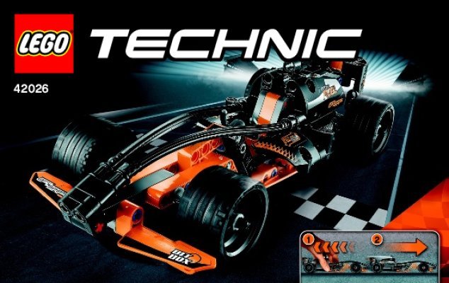 Bauanleitungen LEGO - Technic - 42026 - Action Racer: Page 1