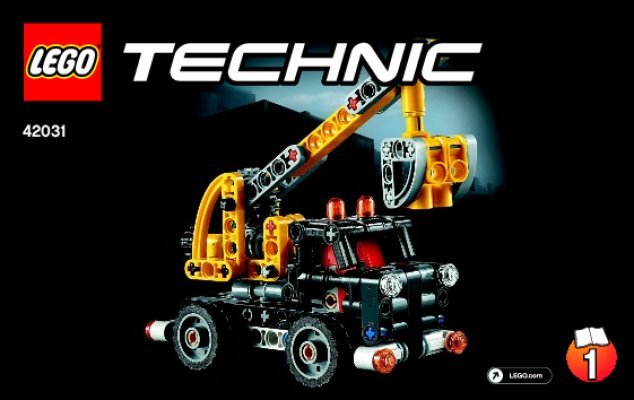 Bauanleitungen LEGO - Technic - 42031 - Hubarbeitsbühne: Page 1