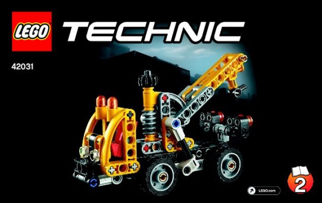 Bauanleitungen LEGO - Technic - 42031 - Hubarbeitsbühne: Page 1