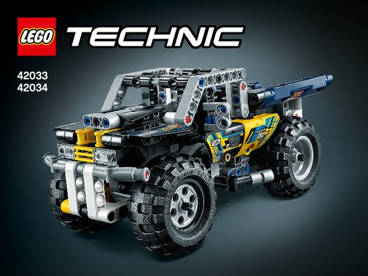 Bauanleitungen LEGO - Technic - 42033 - Action Raketenauto: Page 1