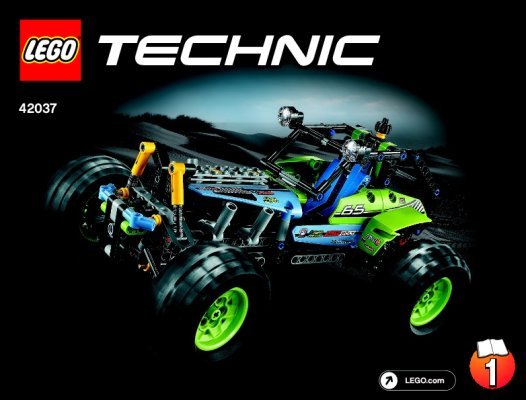 Bauanleitungen LEGO - Technic - 42037 - Formula Off-Roader: Page 1