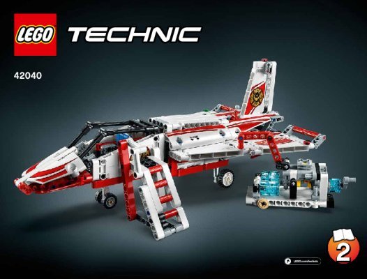 Bauanleitungen LEGO - Technic - 42040 - Löschflugzeug: Page 1