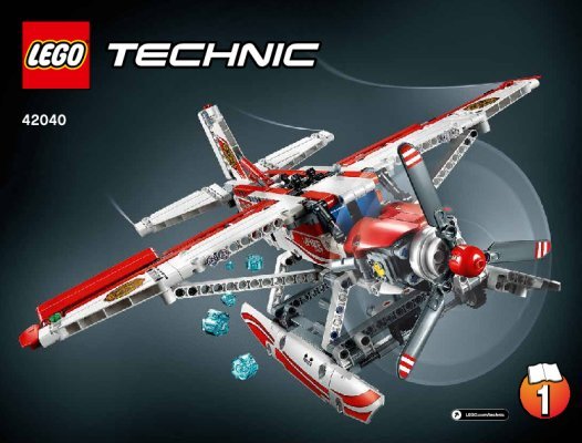 Bauanleitungen LEGO - Technic - 42040 - Löschflugzeug: Page 1