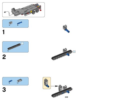 Bauanleitungen LEGO - Technic - 42043 - Mercedes-Benz Arocs 3245: Page 1