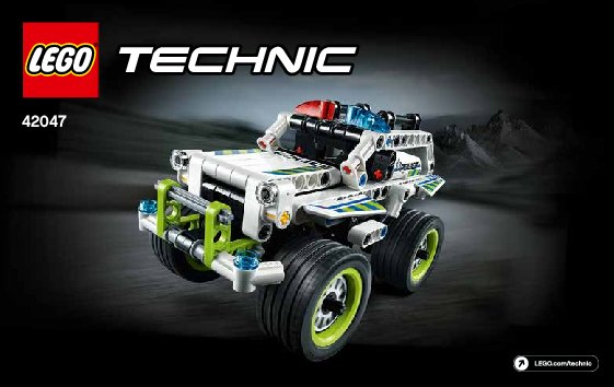 Bauanleitungen LEGO - Technic - 42047 - Polizei-Interceptor: Page 1