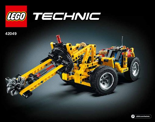 Bauanleitungen LEGO - Technic - 42049 - Bergbau-Lader: Page 1