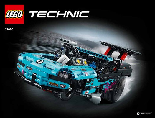 Bauanleitungen LEGO - Technic - 42050 - Drag Racer: Page 1