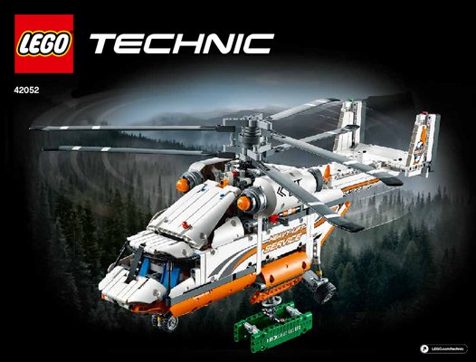 Bauanleitungen LEGO - Technic - 42052 - Schwerlasthubschrauber: Page 1