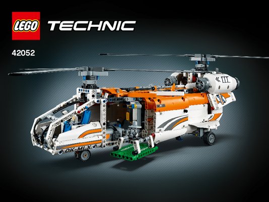 Bauanleitungen LEGO - Technic - 42052 - Schwerlasthubschrauber: Page 1