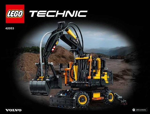 Bauanleitungen LEGO - Technic - 42053 - Volvo EW160E: Page 1