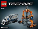 Bauanleitungen LEGO - Technic - 42062 - Container-Transport: Page 1