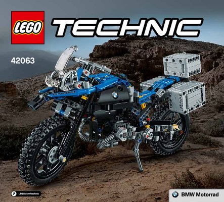 Bauanleitungen LEGO - Technic - 42063 - BMW R 1200 GS Adventure: Page 1