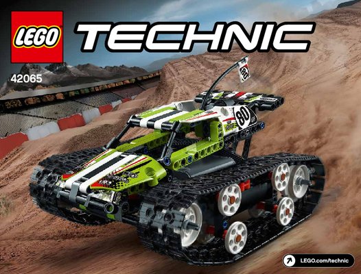 Bauanleitungen LEGO - Technic - 42065 - Ferngesteuerter Tracked Racer: Page 1