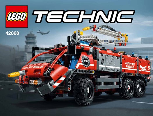 Bauanleitungen LEGO - Technic - 42068 - Flughafen-Löschfahrzeug: Page 1