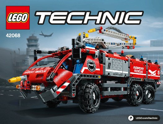 Bauanleitungen LEGO - Technic - 42068 - Flughafen-Löschfahrzeug: Page 1