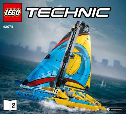 Bauanleitungen LEGO - 42074 - Racing Yacht: Page 1