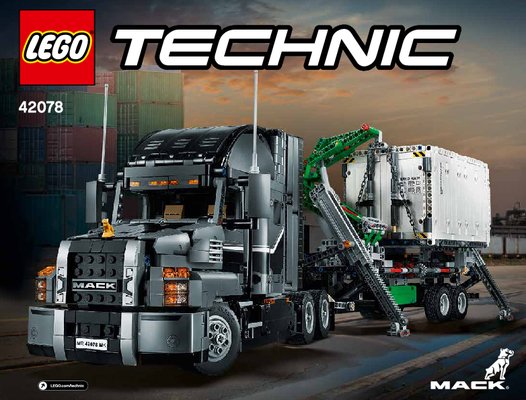 Bauanleitungen LEGO - 42078 - Mack Anthem: Page 1